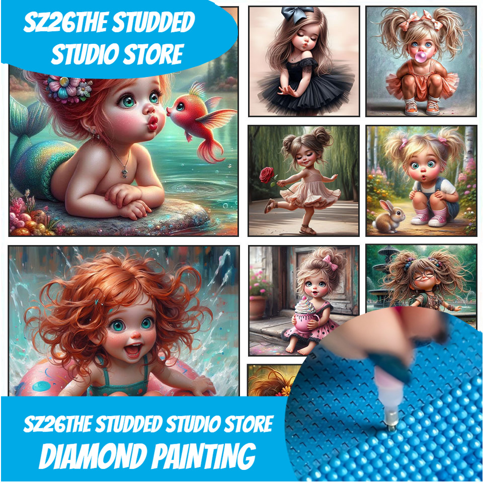 Art Craft Girl - Kit de peinture diamant 5D DIY