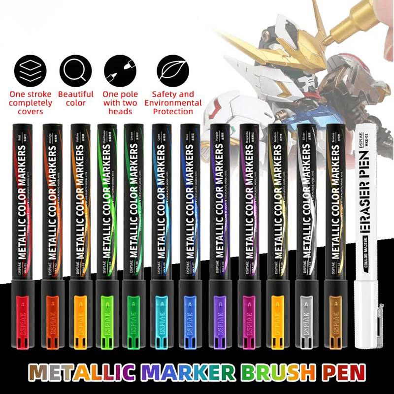 Illustration Marker Set - Marqueurs métalliques, stylos de coloriage pour