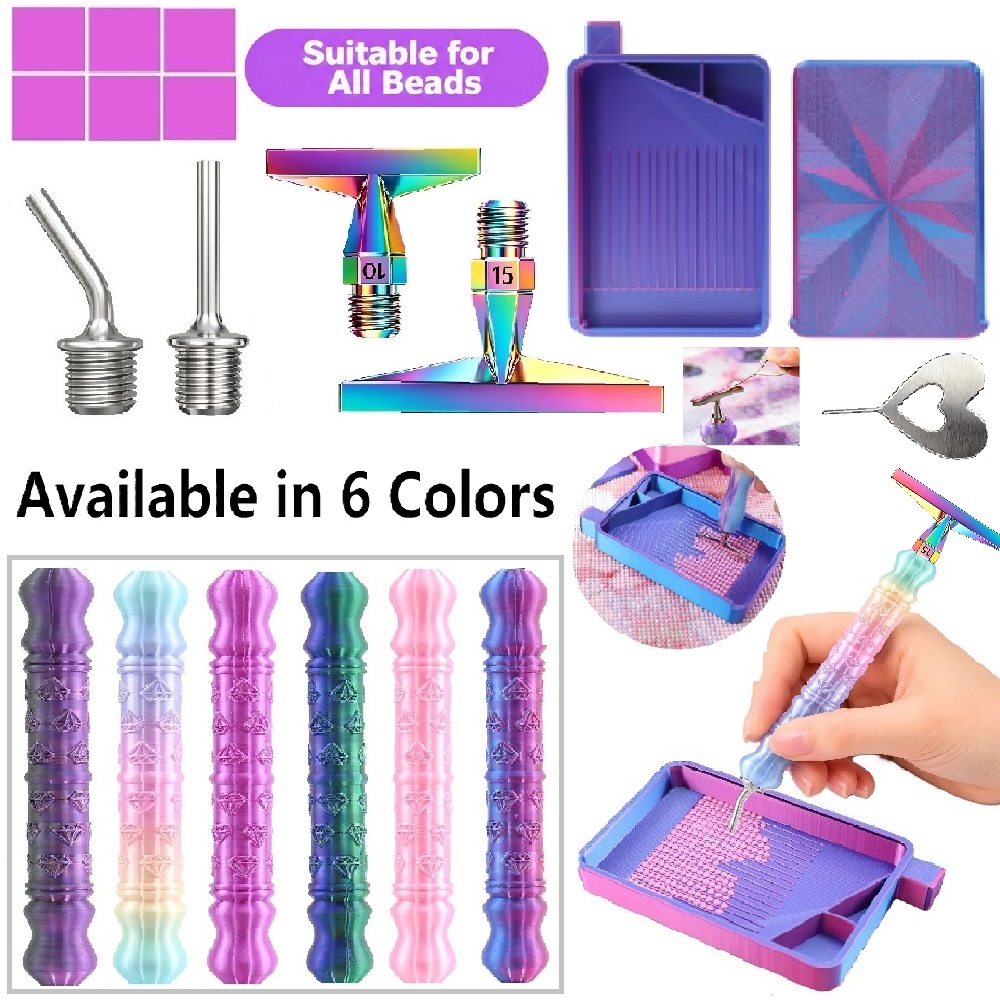 Diamond Painting Kit - Ensemble d'accessoires pour stylo à points