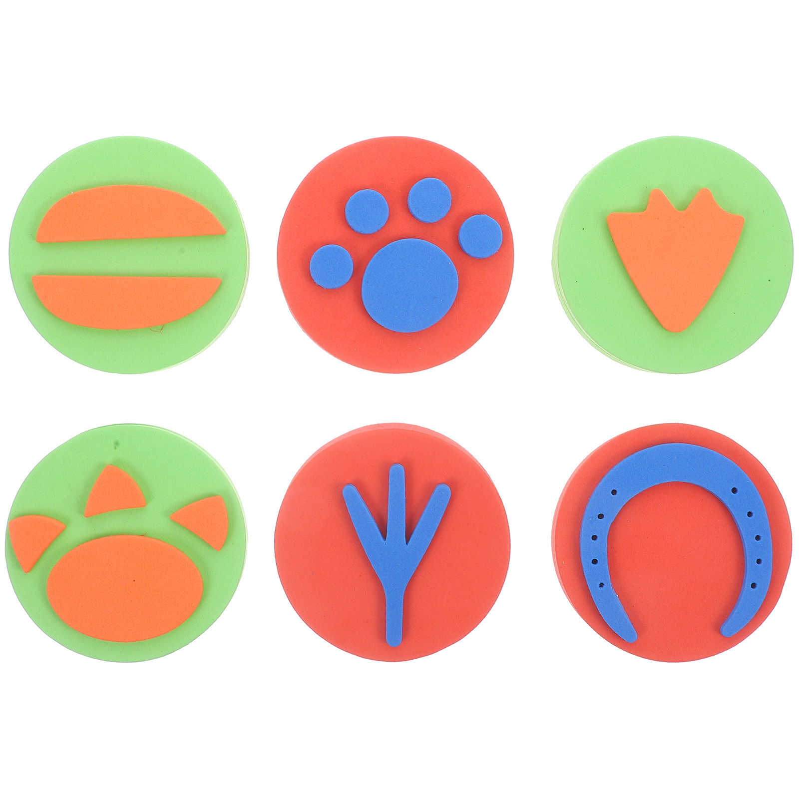 Art Craft Easy - 6 tampons animaux réutilisables et résistants