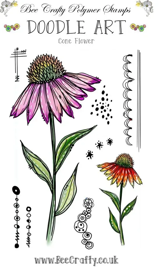 Art Craft Umbrella - Nouveaux tampons d'art A6 Doodle 2026