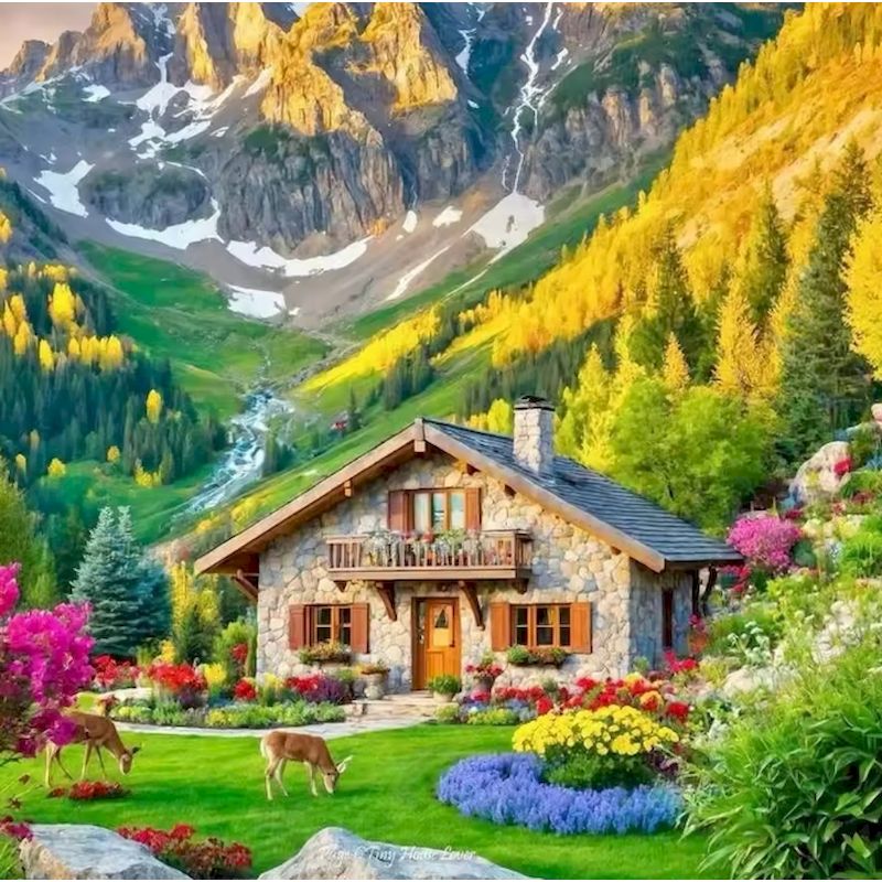 Art Craft Village - Peinture par numéros, tableau mural, kit