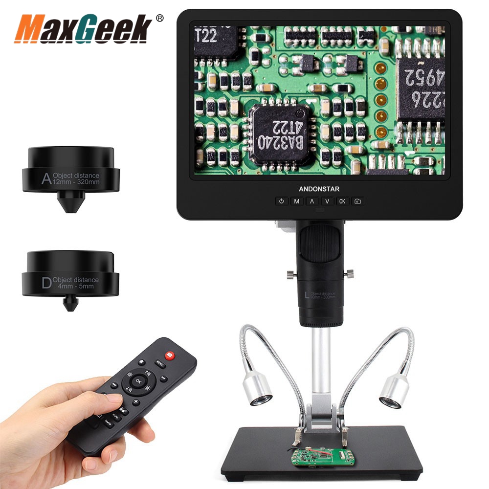 Art Craft Video - Maxgeek Andonstar-Microscope numérique AD249SM, écran UHD