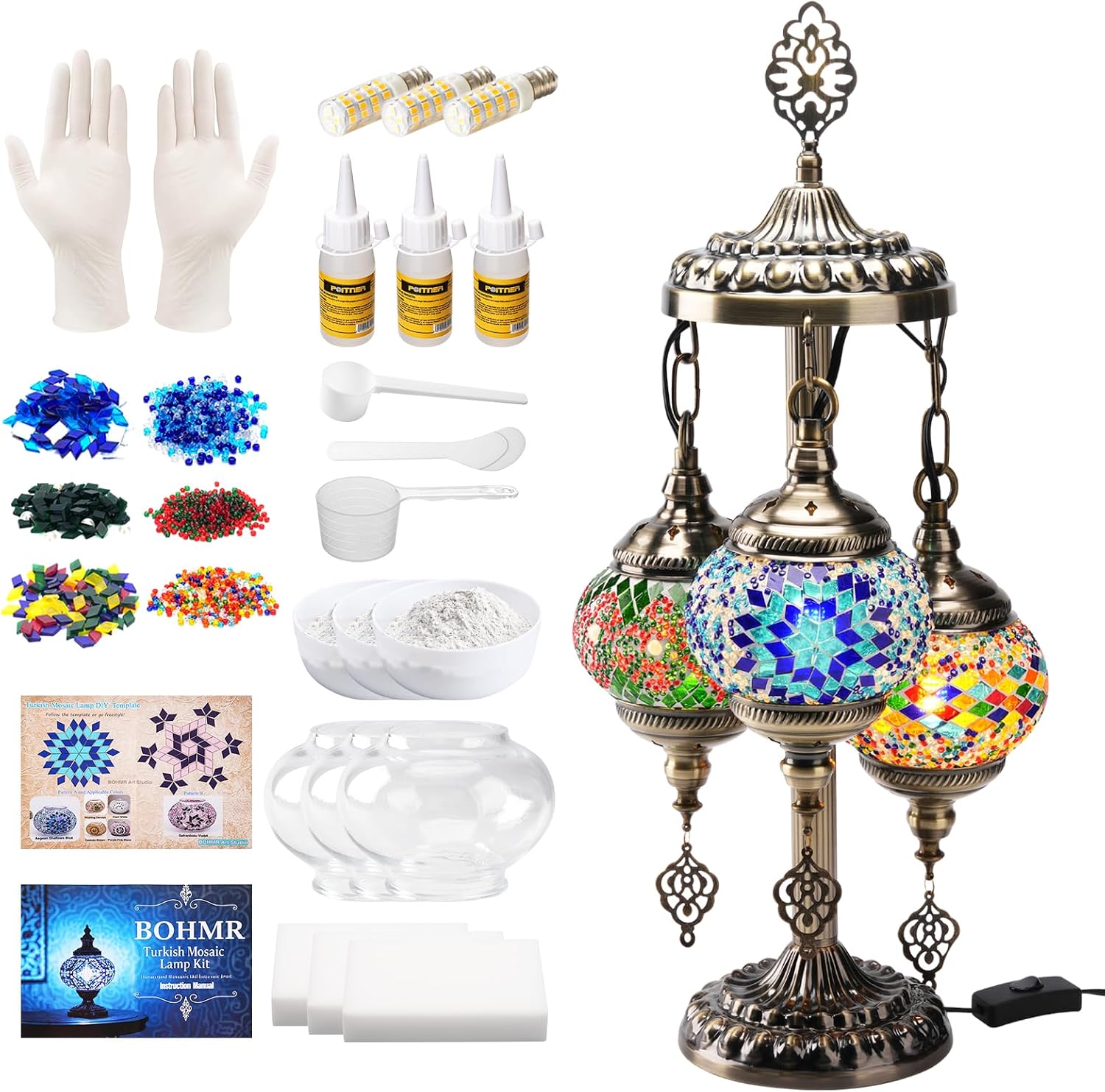 Art Craft Easy - Kit de lampe turque en mosaïque
