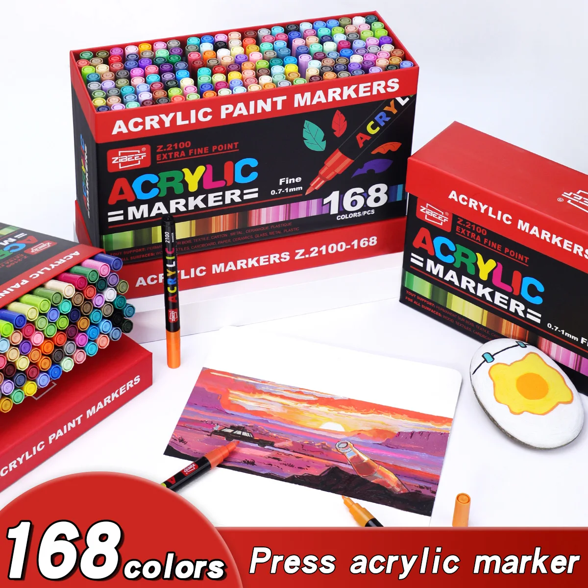 Illustration Marker Set - Ensemble de 36 à 240 stylos