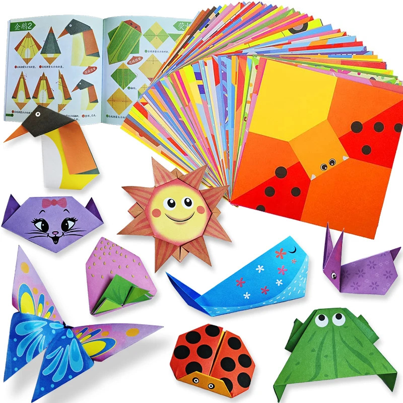 Art Craft Book - Kit d'origami avec 30/96 feuilles de