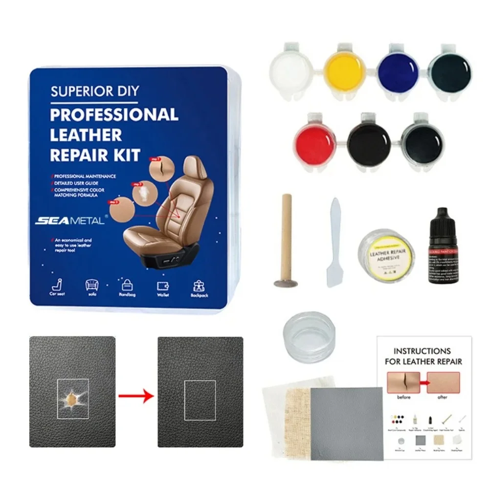 Leather Tooling Kit - Kit d'outils de réparation du cuir