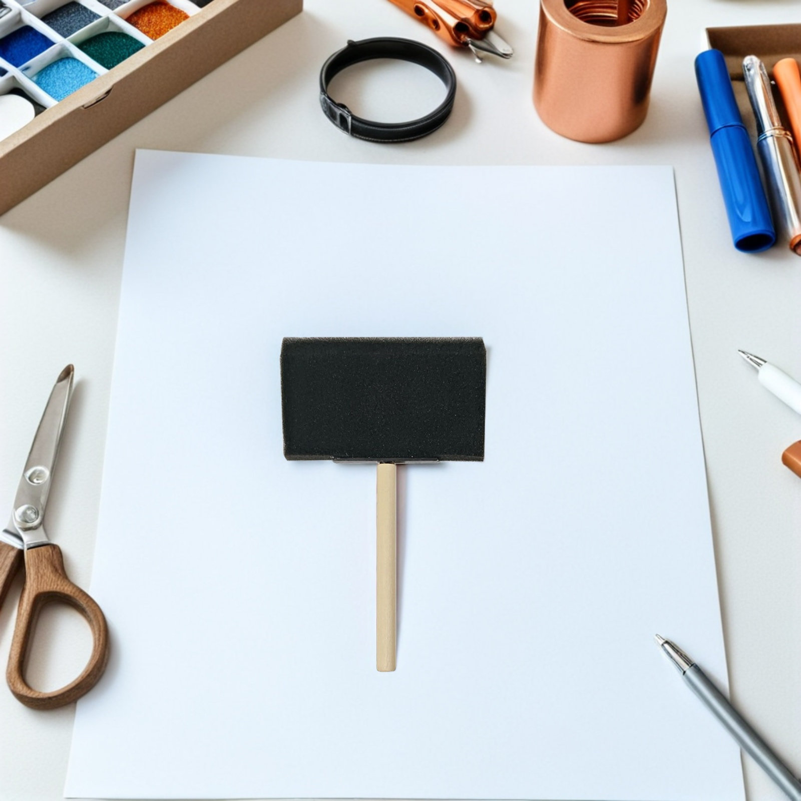 Art And Craft With Paint - Pinceaux éponge en mousse pour peinture,