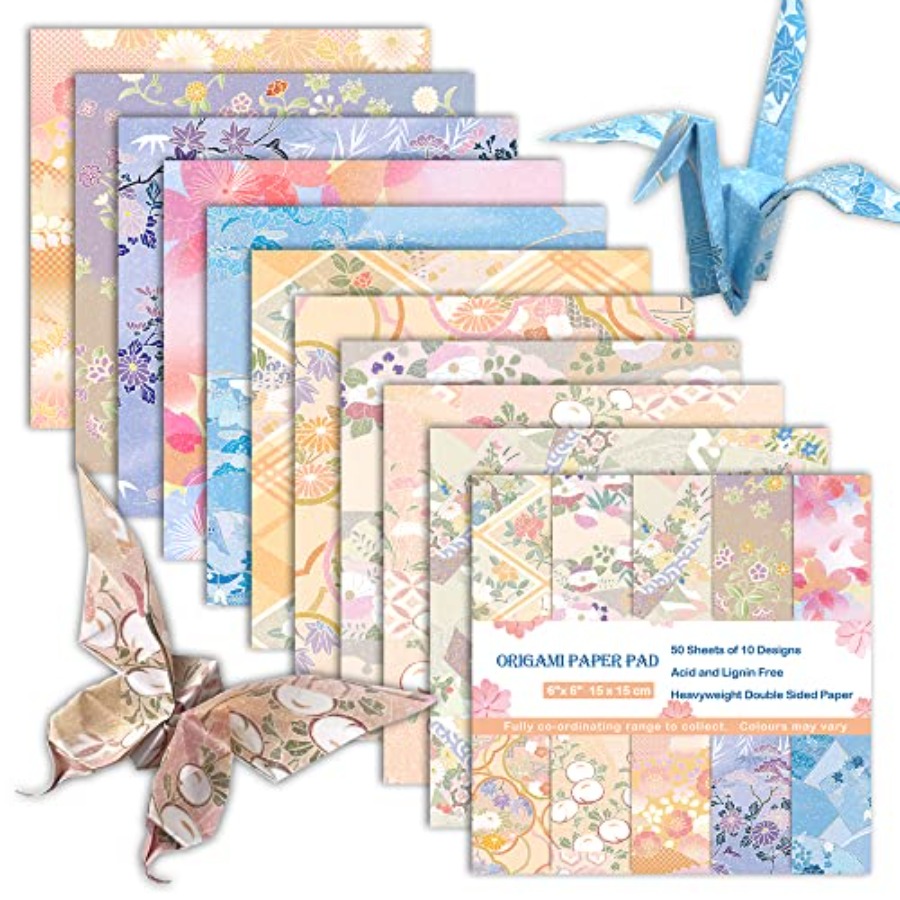 Art Craft Easy - Papier Origami 6x6 double face, 50