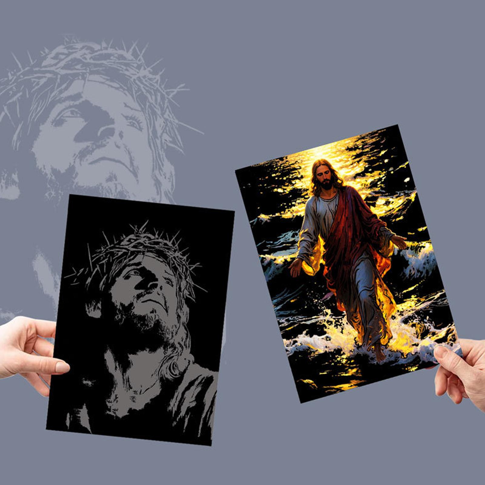 Livre à gratter jésus, peintur - Art Craft Book avis et prix