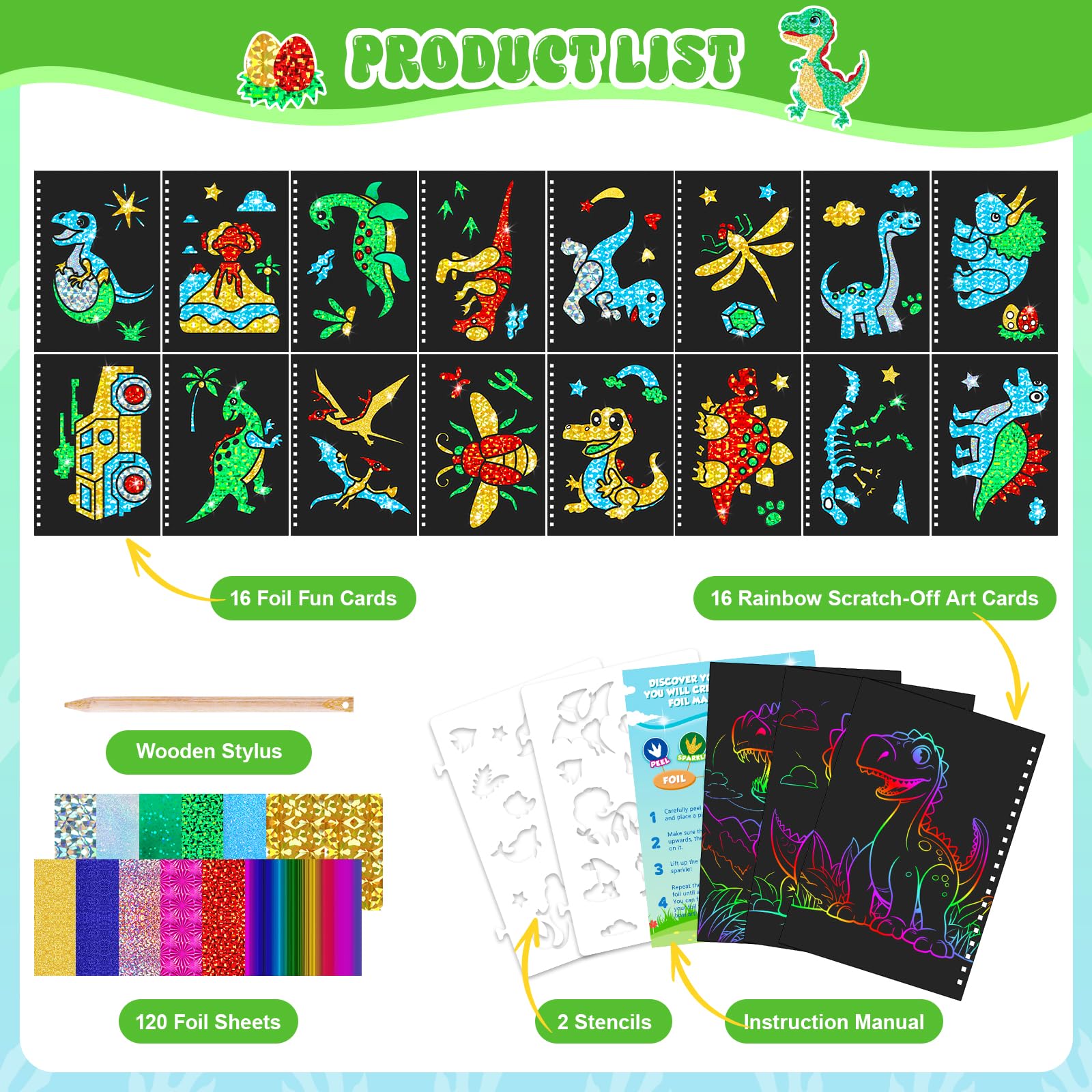 Livre d'art à gratter dinosaur - Art Craft Book avis et prix