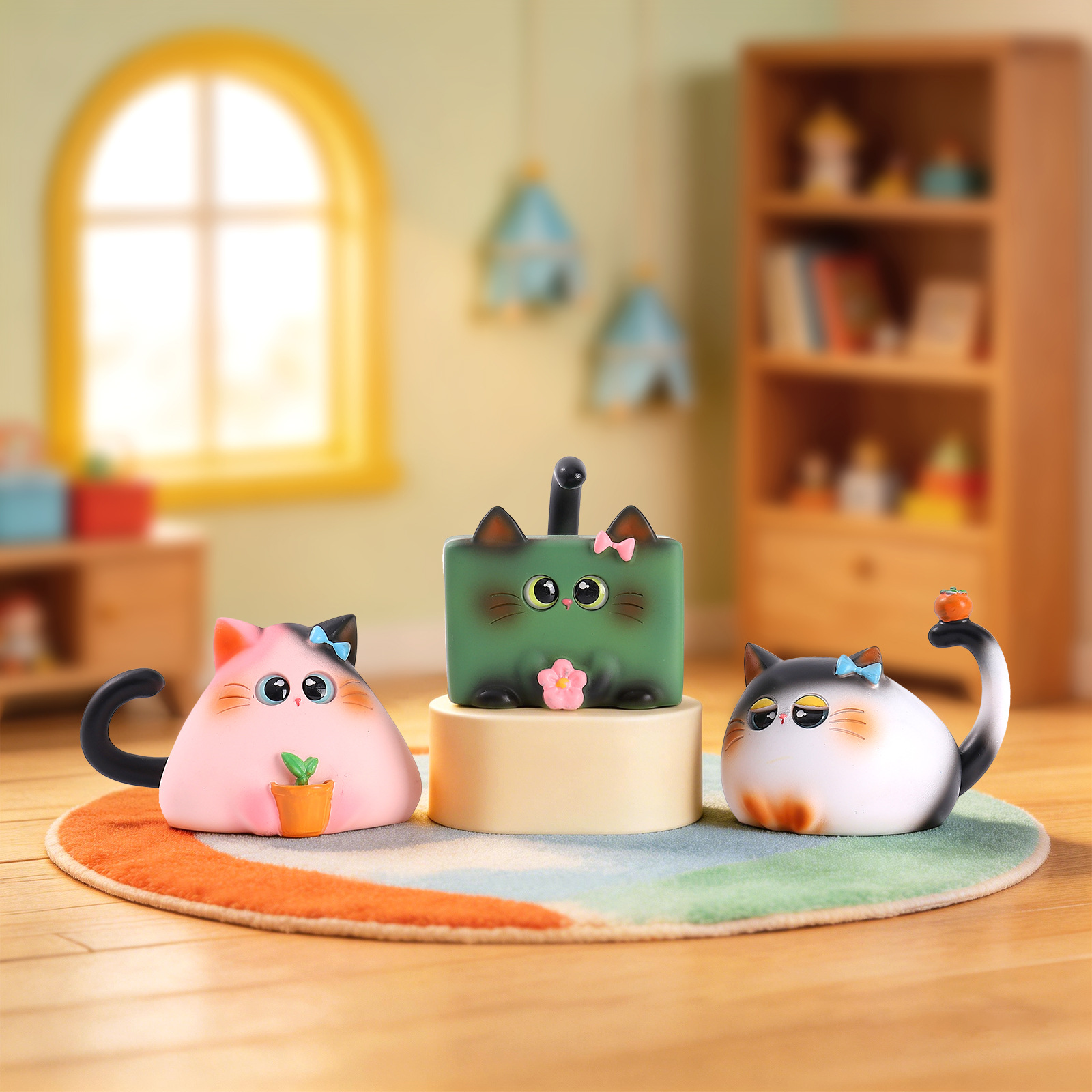 Figurine de chat en résine pou - Art Craft Room avis et prix