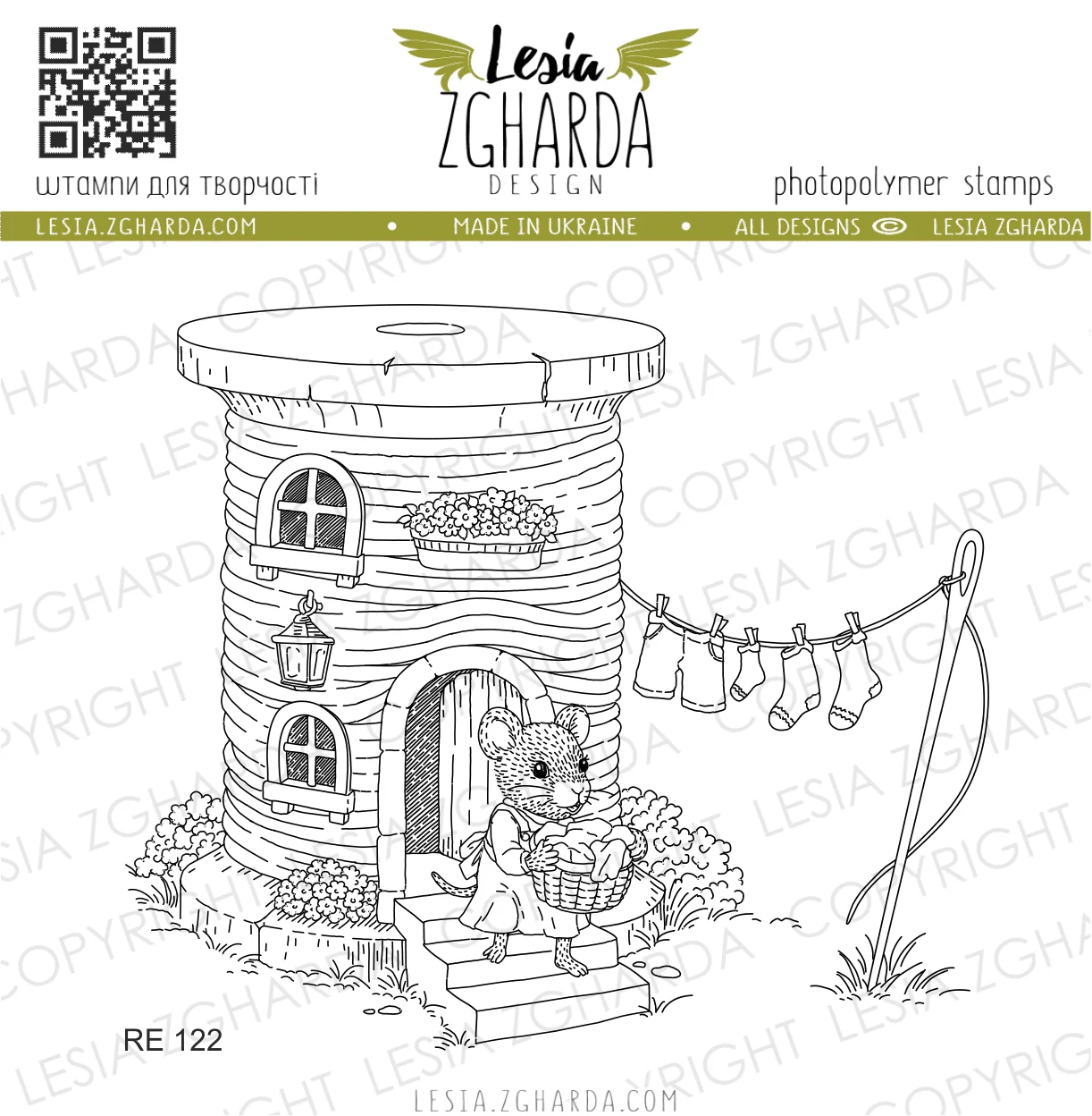 Timbres en silicone transparen - Art Craft Umbrella avis et prix