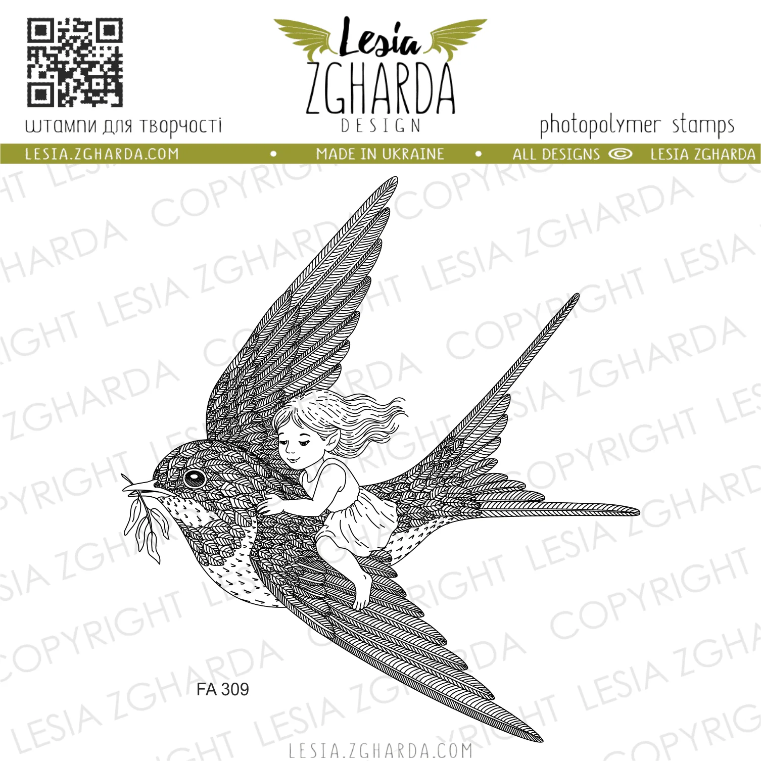 Timbres en silicone transparen - Art Craft Umbrella avis et prix