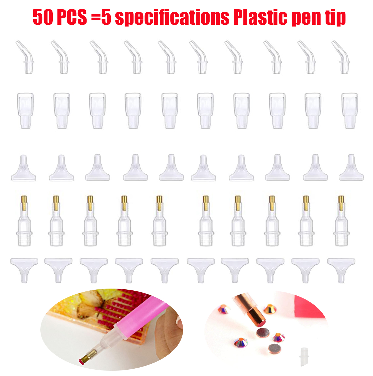 50 Pièces Pointes de stylo pou - Diamond Painting Kit avis et prix