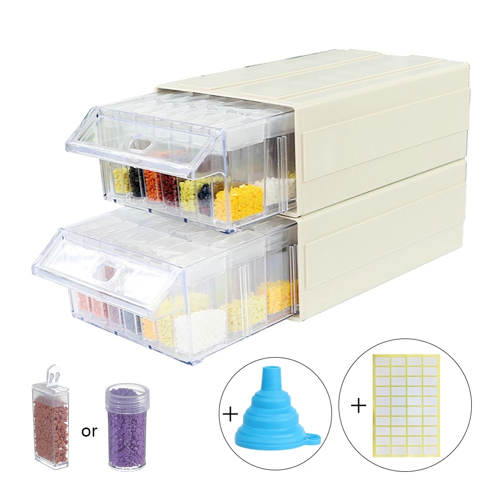 Boîte de rangement en plastiqu - Diamond Painting Kit avis et prix