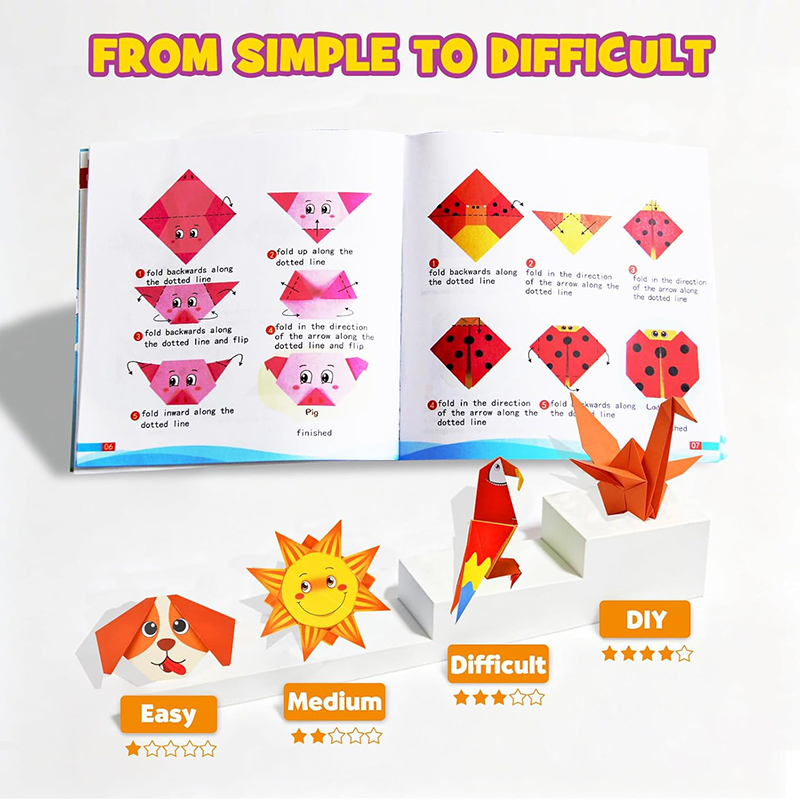 Kits de papier pour origami, l - Art Craft Book avis et prix