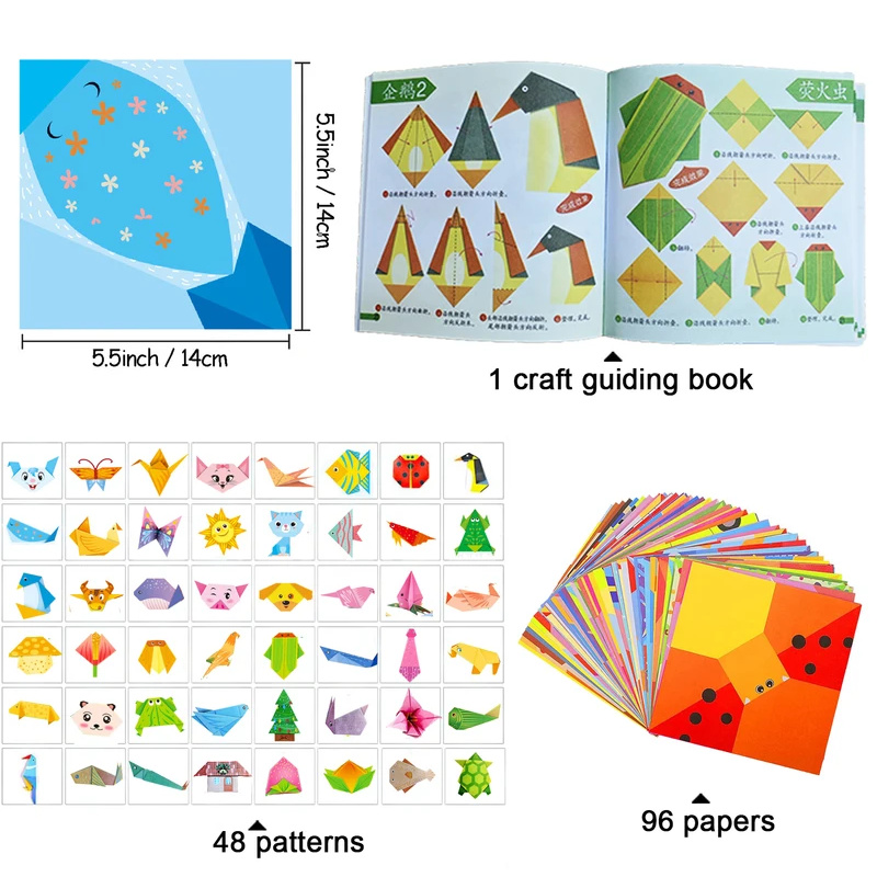 Kit d'origami avec 30/96 feuil - Art Craft Book avis et prix