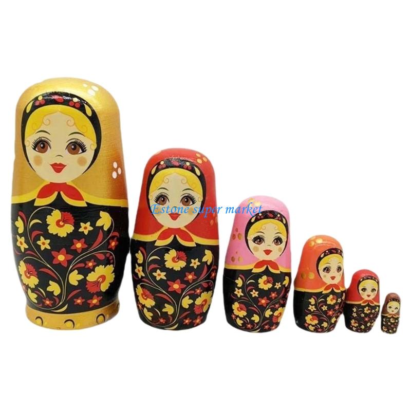 Poupées gigognes russes à 6 co - Art Craft Girl avis et prix