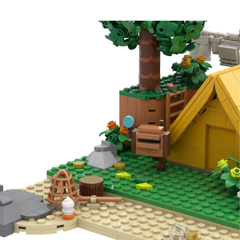 909 pièces MOC Animal Crossing - Art Craft Village avis et prix