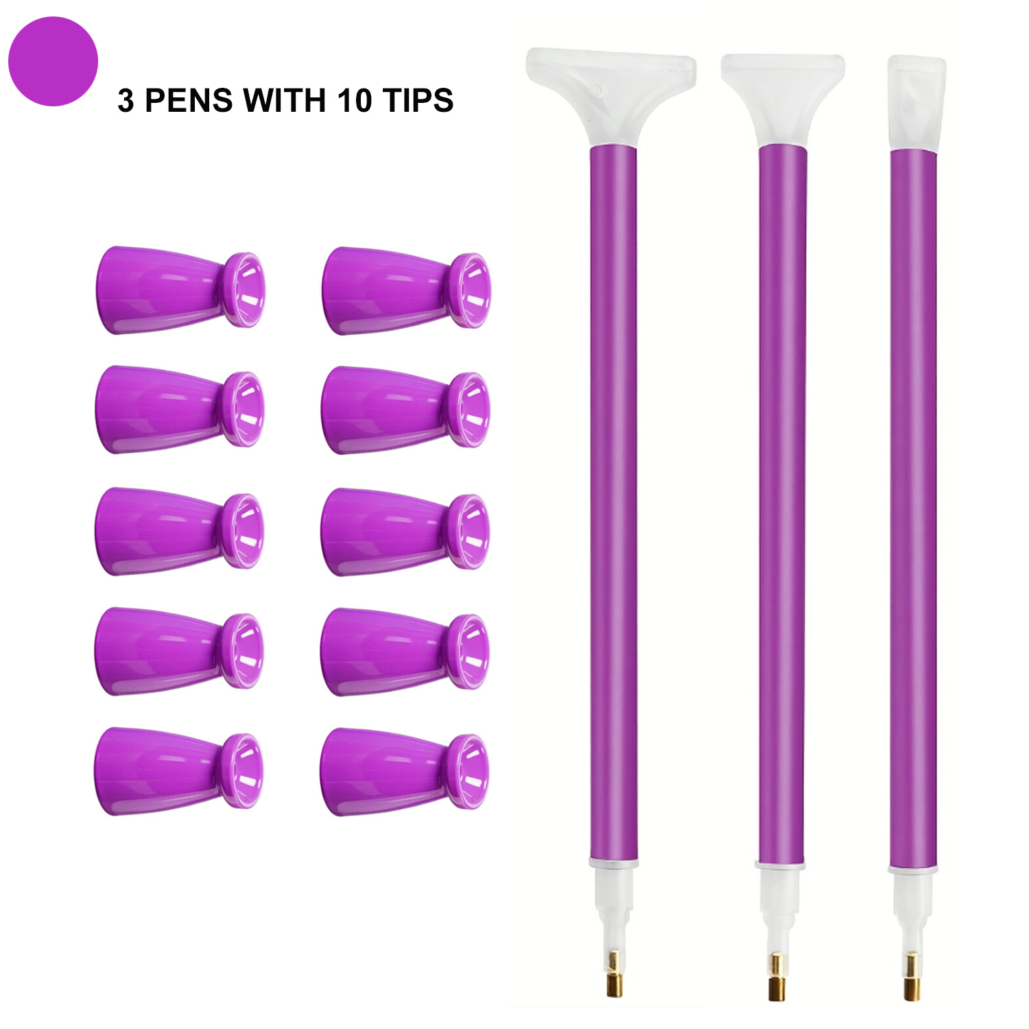Lot de 10 embouts en silicone  - Diamond Painting Kit avis et prix