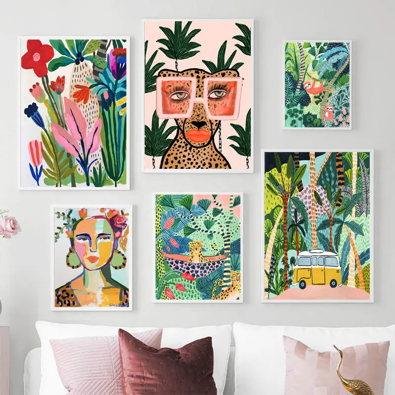 Tropical coloré fille voiture  - Art Craft Girl avis et prix