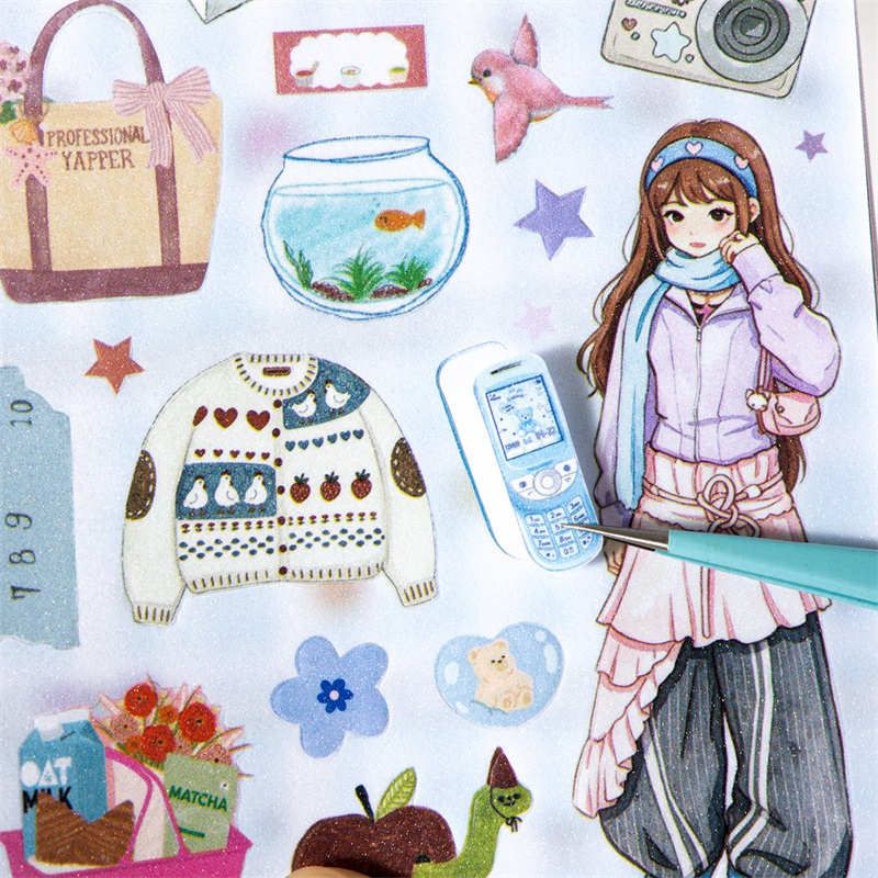 TIANZI 24 feuilles de stickers - Art Craft Book avis et prix