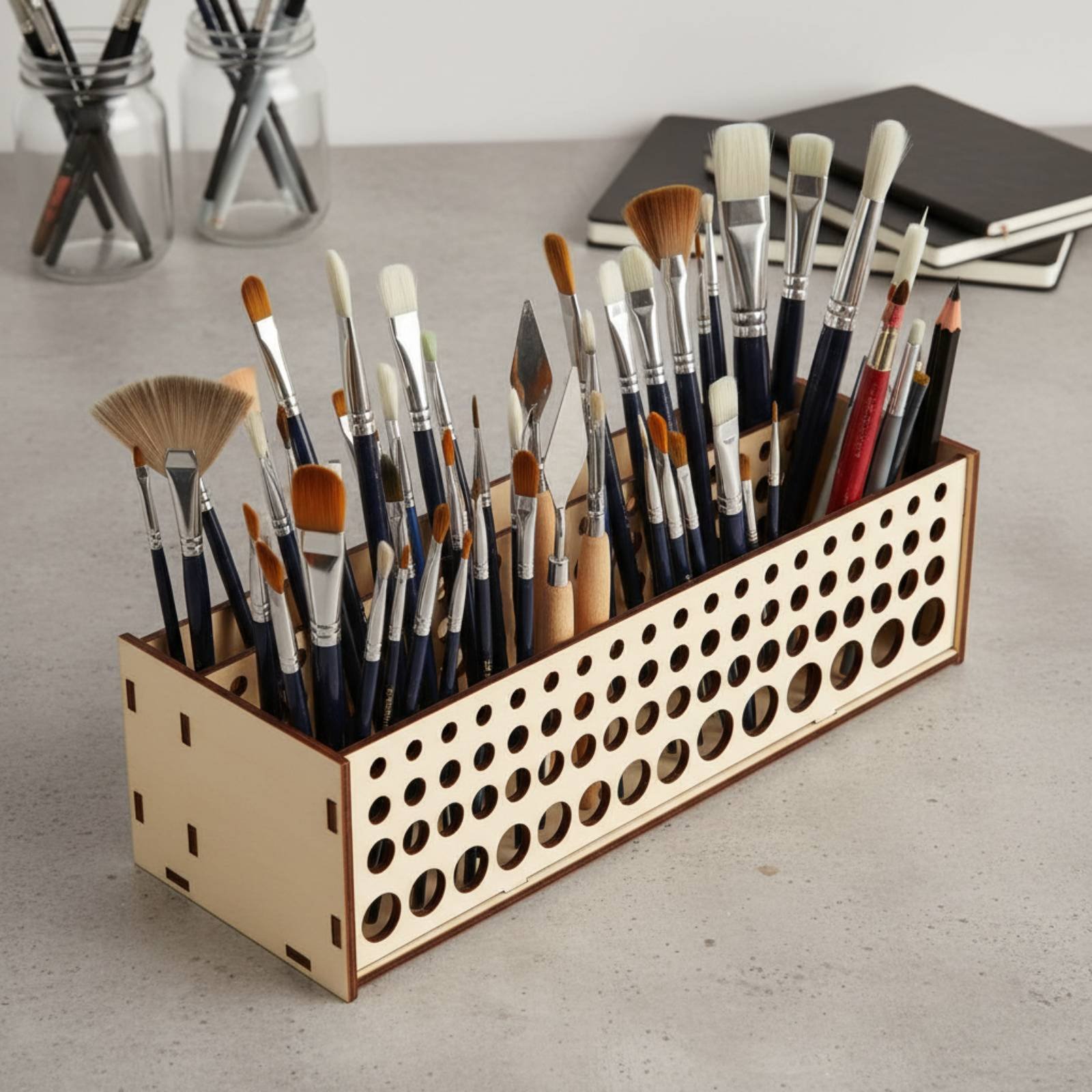 Support pour pinceaux à peintu - Art Craft Room avis et prix